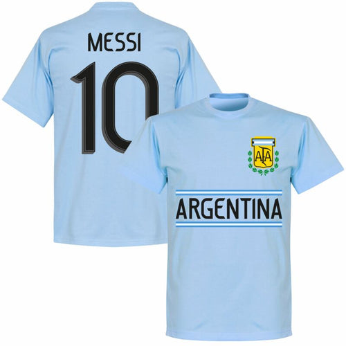 Camiseta Messi 10 de la selección argentina - Celeste