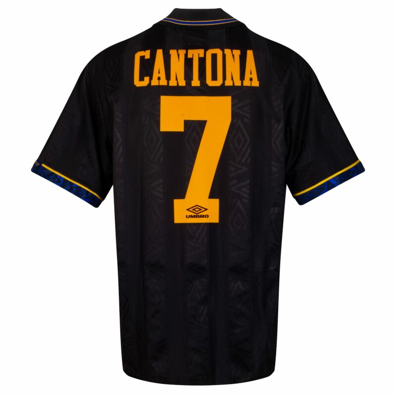 1993-95 Manchester United Away Shirt Cantona #7, Good