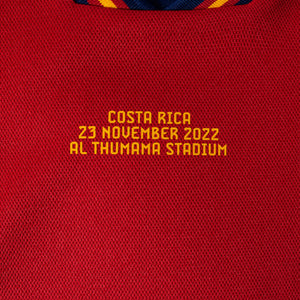 Official World Cup 2022 Matchday Transfer Spain v Costa Rica 23 November 2022 (Spain Home)