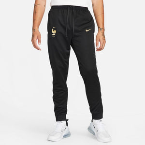 Nike Frankreich Travel Pantalón de entrenamiento - negro/oro 2022-2023