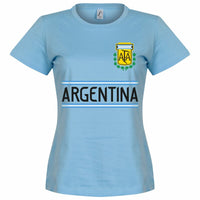 Argentina Team Womens T-Shirt - Sky Blue