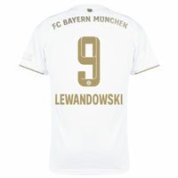 Adidas Bayern München Away Lewandowski 9 Trikot 2022-2023 (Offizielle Beflockung)
