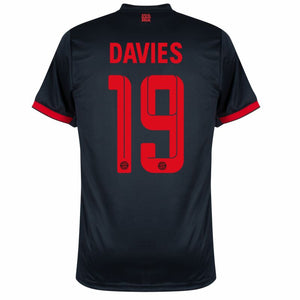 Adidas Bayern München 3. Davies 19 Trikot 2022-2023 (Offizielle Beflockung)