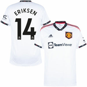 Adidas Man Utd Away Eriksen 14 Shirt 2022-2023 (Premier League)