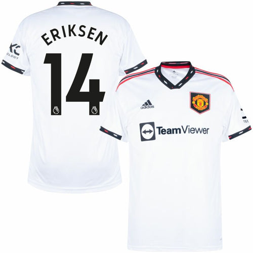 Camiseta Adidas Manchester United Visitante Eriksen 14 2022-2023 (Premier League)