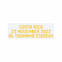 Official World Cup 2022 Matchday Transfer Spain v Costa Rica 23 November 2022 (Spain Home)