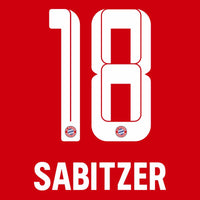 Sabitzer 18 (Offizielle Beflockung) - 21-23 Bayern München Home