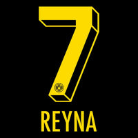 Borussia Dortmund Away Reyna 7 (Offizielle Beflockung) - 2022-2023