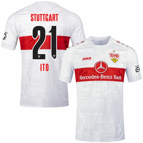 Jako VfB Stuttgart Home Ito 21 Shirt 2022-2023 (Official Printing)