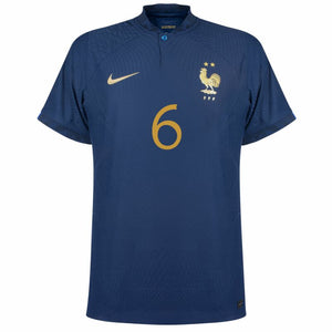 Nike Frankreich Dri-Fit ADV Match Home Pogba 6 Trikot 2022-2023 (Offizielle Beflockung)