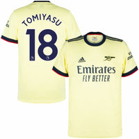 Camiseta Adidas Arsenal Tomiyasu 18 Segunda equipación 2021-2022