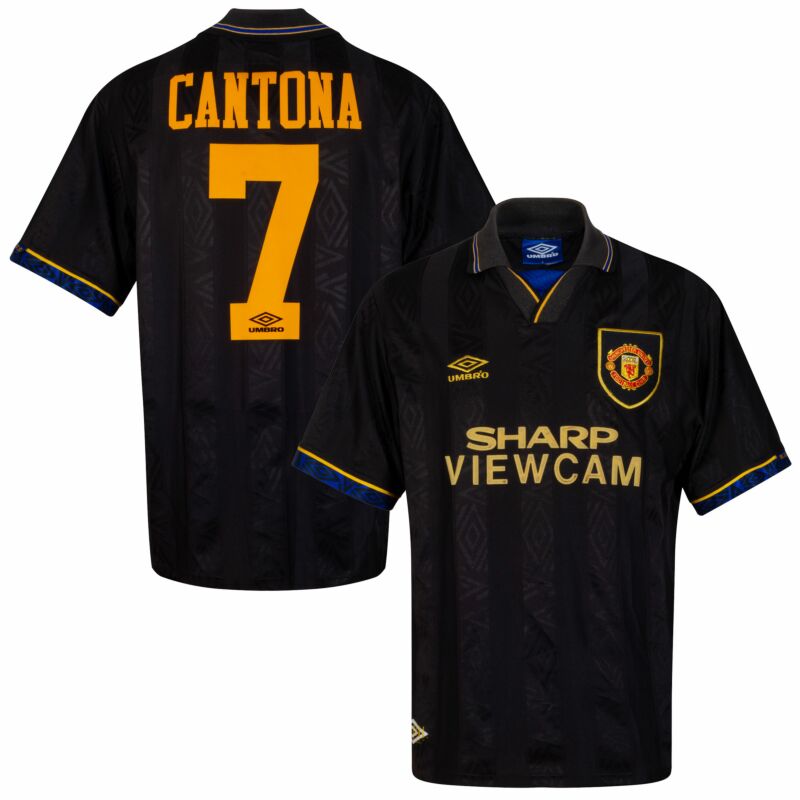Umbro Manchester United 1993-1995 Away Shirt Cantona No.7 - USED