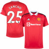 Camiseta local Adidas Manchester United Sancho 25 2022-2023 (Premier League)
