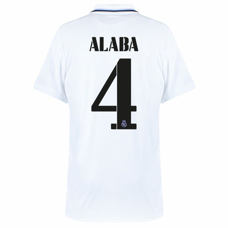 Opnemen Visser Verwoesten Adidas Real Madrid Home Alaba 4 Trikot 2022-2023 (Offizielle Cup Beflo –  Megafanshop GmbH