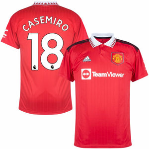 Adidas Manchester United Home Casemiro 18 Trikot 2022-2023 (Premier League)
