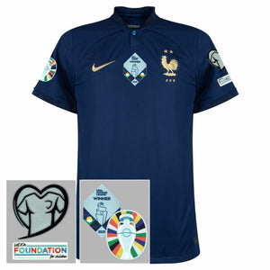 Nike Frankreich Home Trikot 2022-2023 inkl. UEFA Euro 2024 Qualifikations / Nations League Set