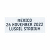 Fichaje oficial de la jornada del Mundial 2022 Argentina vs México 26 de noviembre de 2022 (Argentina Home)