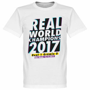Real - World Champions 2017 T-shirt - weiss