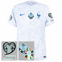 Camiseta Nike Frankreich 2ª equipación 2022-2023 incluida. Clasificación UEFA Euro 2024 / Liga de Naciones 