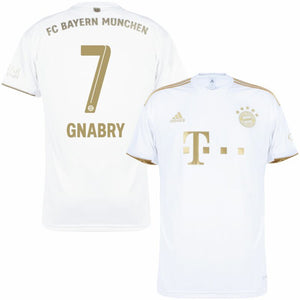 Adidas Bayern München Away Gnabry 7 Trikot 2022-2023 (Offizielle Beflockung)