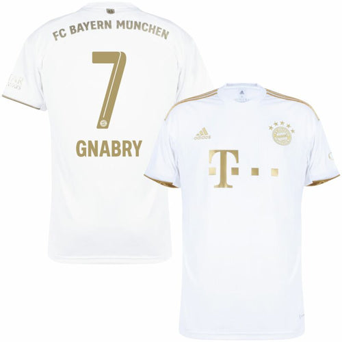 Adidas Bayern München Away Gnabry 7 Trikot 2022-2023 (Offizielle Beflockung)