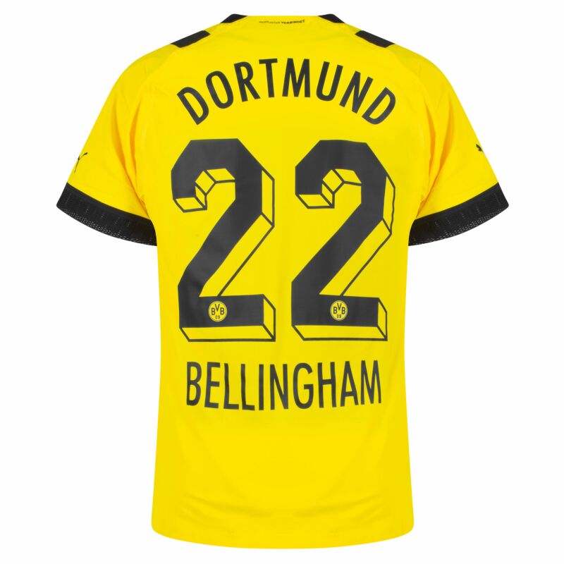 Puma Borussia Dortmund Authentic Home Bellingham 22 Trikot 2022-2023 ...