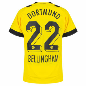 Borussia Dortmund Home Bellingham 22 (Offizielle Beflockung) - 2022-2023